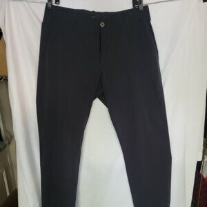 Under Armour Golf Pants Micro Check in Black 38x32 Relaxed Straight #1309549